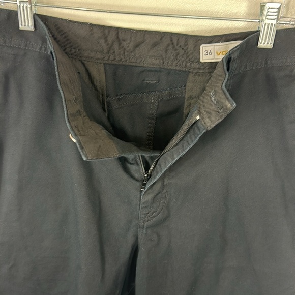 Volcom Men's 36 True To This Twill Shorts Black EUC Flat Front Inseam 9.75" - Picture 6 of 13